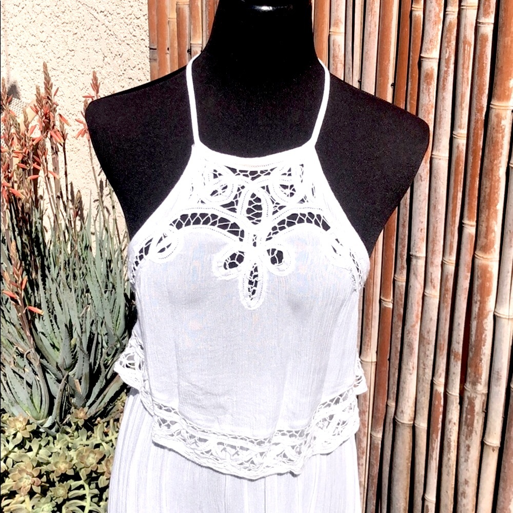 NEW FREE PEOPLE White 2pc Batenburg Lace Skirt Set - Picture 4 of 14